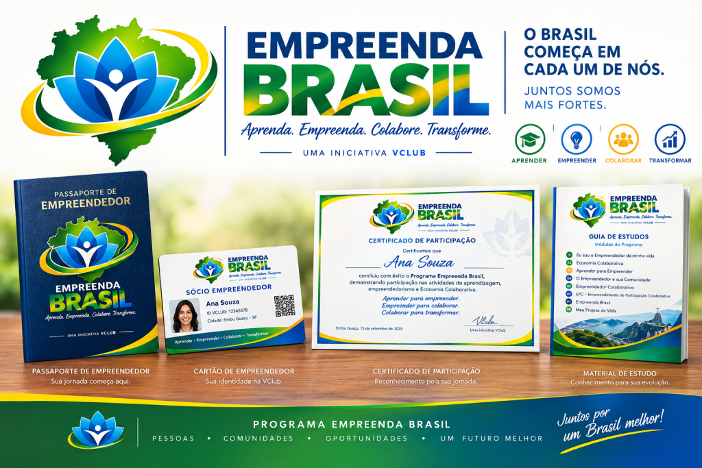 Empreenda Brasil - Projeto Brasil - VClub - Clube de Empreendedores